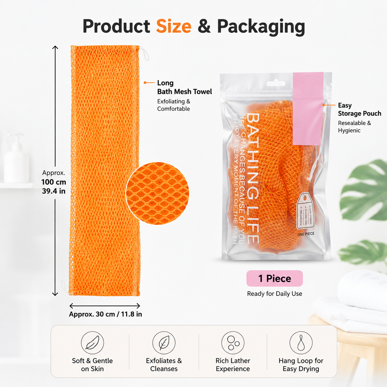 Sauna washcloth-TI
