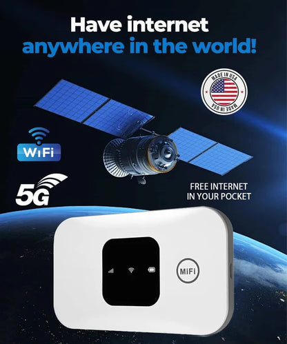 Free Internet in Your Pocket 5G Router-TI