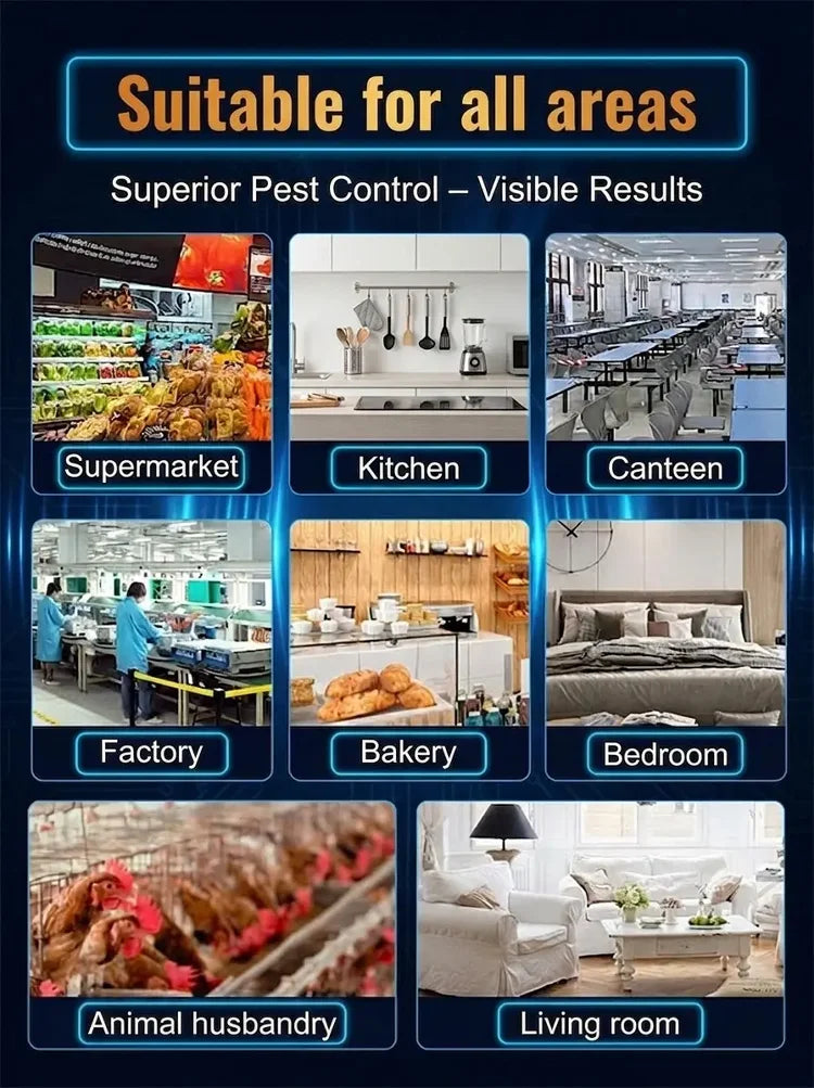 Fully automatic ultrasonic intelligent rodent and insect repellent-TI