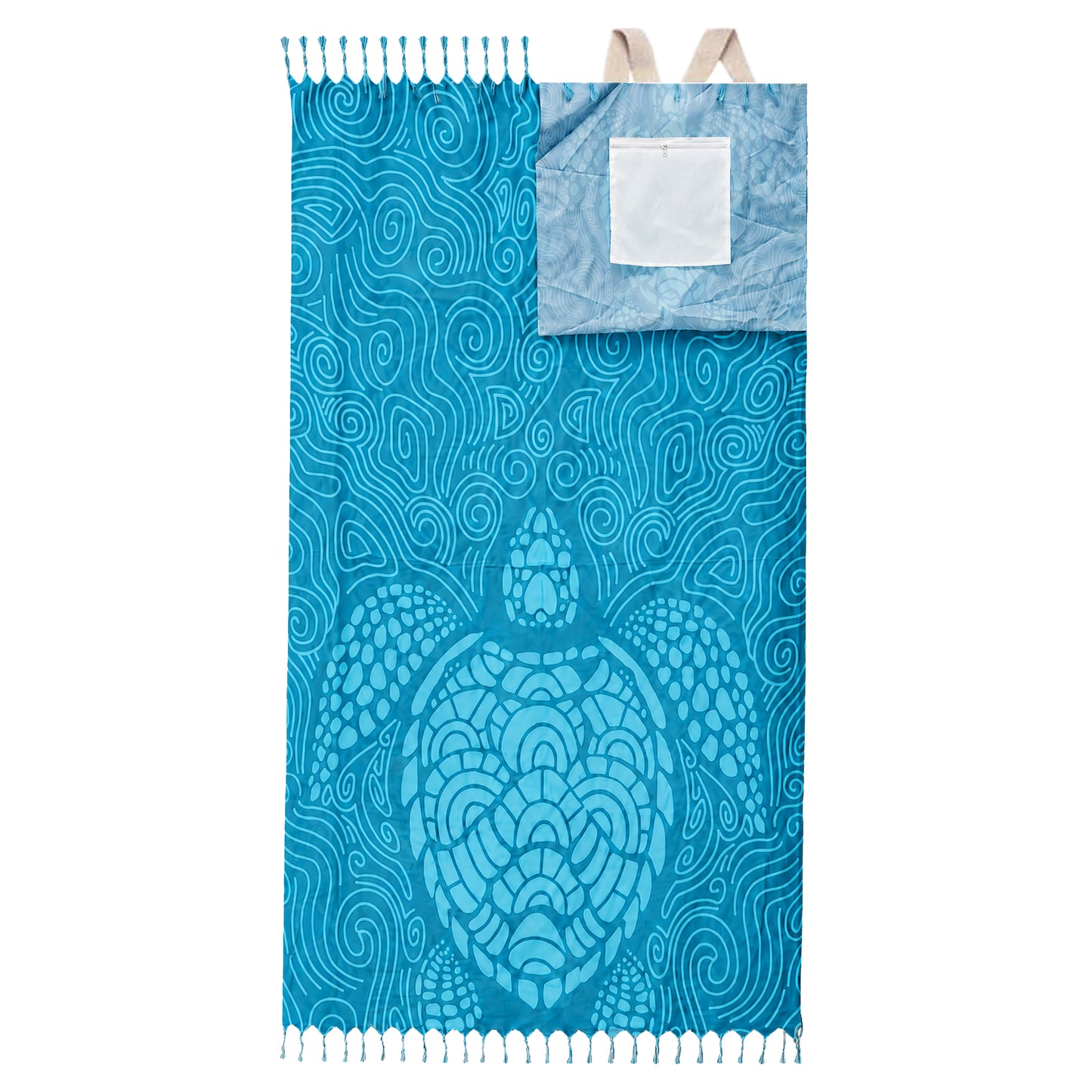 AMZ Convertible Beach Towel Bag, Multi-Functional Outdoor Gear, Portable & Lightweight