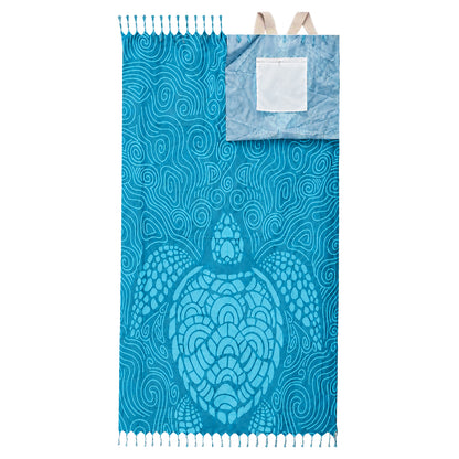 AMZ Convertible Beach Towel Bag, Multi-Functional Outdoor Gear, Portable & Lightweight