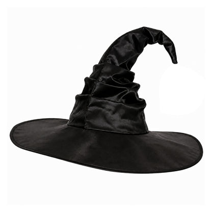 Zeriluna Vintage Ruffled Witch Hat, Stylish Retro Costume Headwear Prop for Party fashion