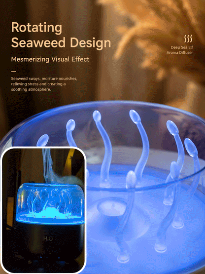 Rotating Seaweed Aroma Diffuser & Cool Mist Humidifier-TI