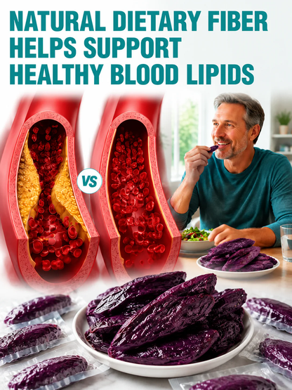 Healthy Low Fat Purple Sweet Potato Snack-TI