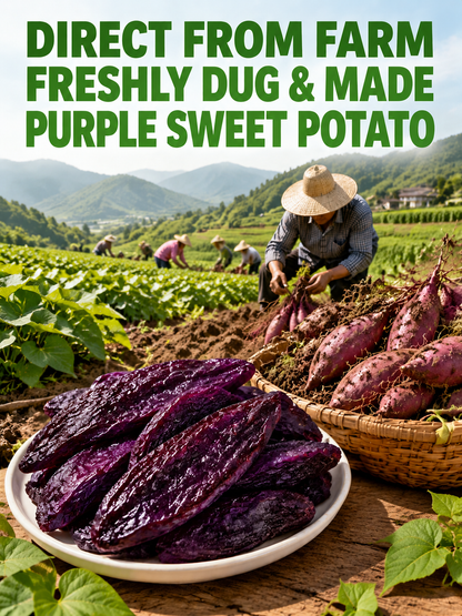 Healthy Low Fat Purple Sweet Potato Snack-TI