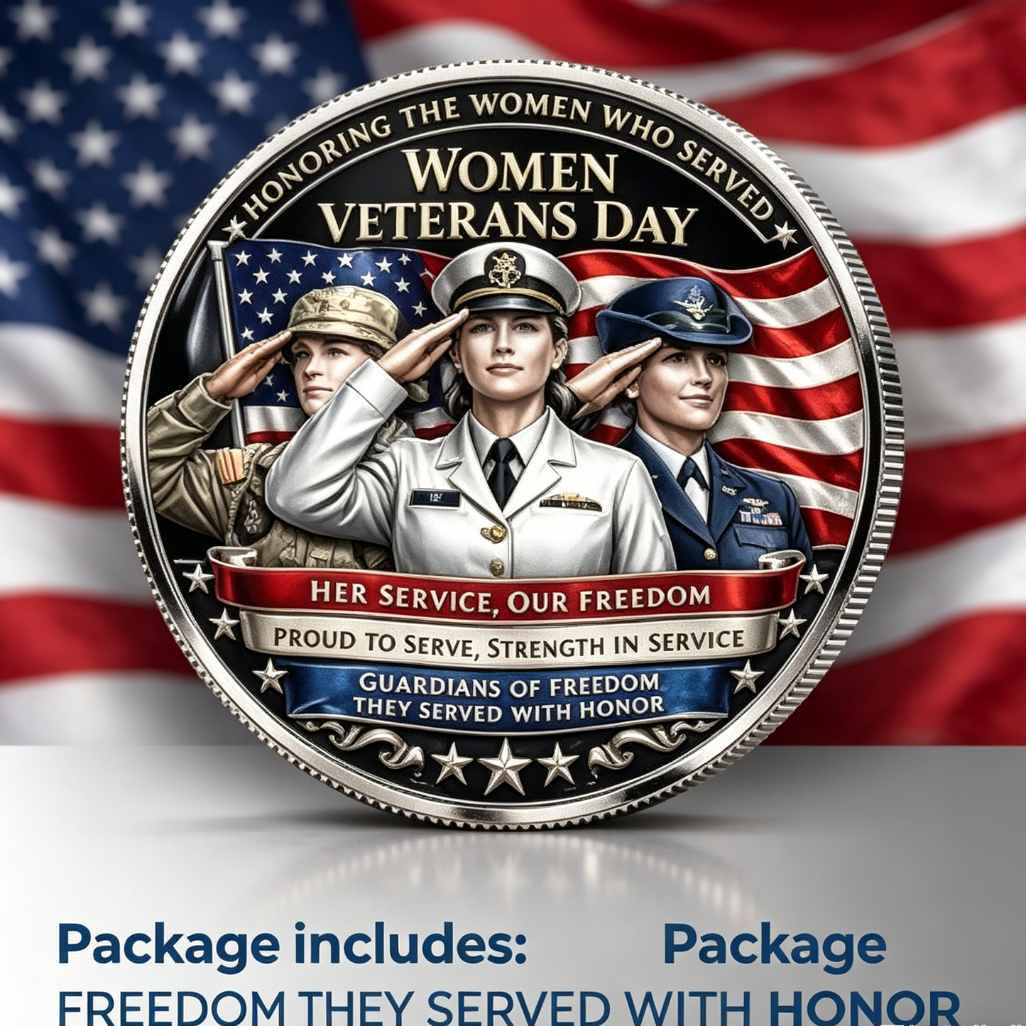 🔥Last Day 50% OFF🔥Women Veterans Day Commemorative Coin-LIN