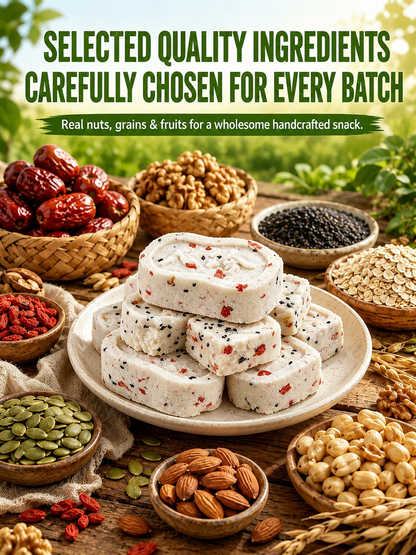 💖Handmade Red Date Poria Bazhen Cake🎁, Natural Whole-Grain Healthy Guilt-Free Treat-TI