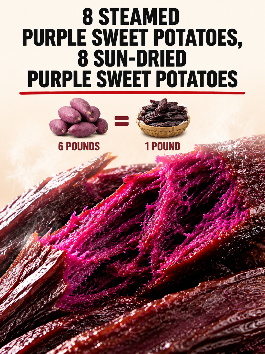 Healthy Low Fat Purple Sweet Potato Snack-TI
