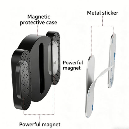 GPS Magnetic Tracker, IP67 Waterproof Anti-Lost Finder for Cars Wallet Key Luggage Pet, Android Only Works with Google Find Hub, Replaceable Battery-LIN