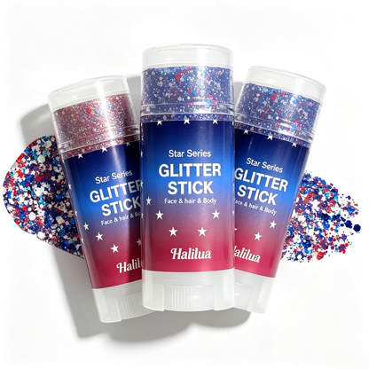 🗽4th of July Sparkle Glitter Wand🎊, Body & Hair Sparkle for Independence Day Party, Festival & Fun Holiday Look-TI