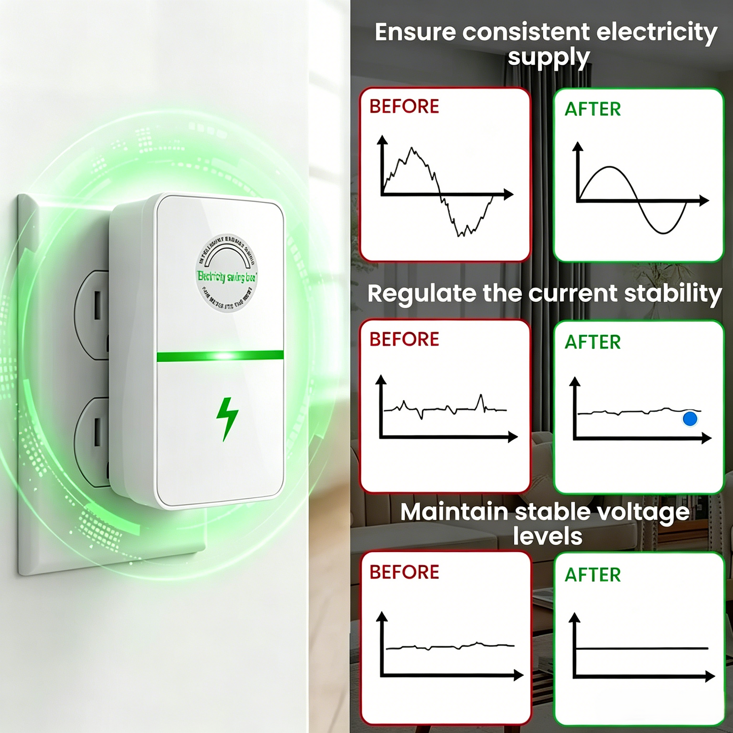⚡️💡 2026 Smart Home Energy Saver for Your House ⚡️💡 Real-Time Power Monitor & Circuit Breaker Box, Reduce Your Electricity Bill by 30%-50%. Easy Plug & Play Installation-TI
