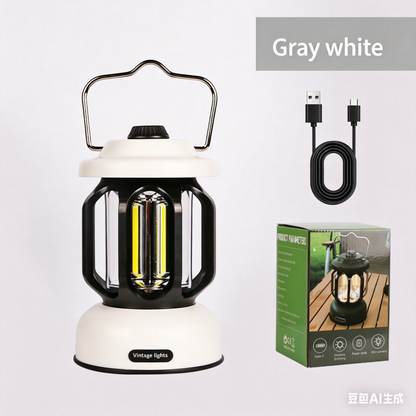 Outdoor Camping Lantern, Ambient Light, Durable, Rechargeable, Portable, Hanging, Suitable for Camping, Lamp-LIN