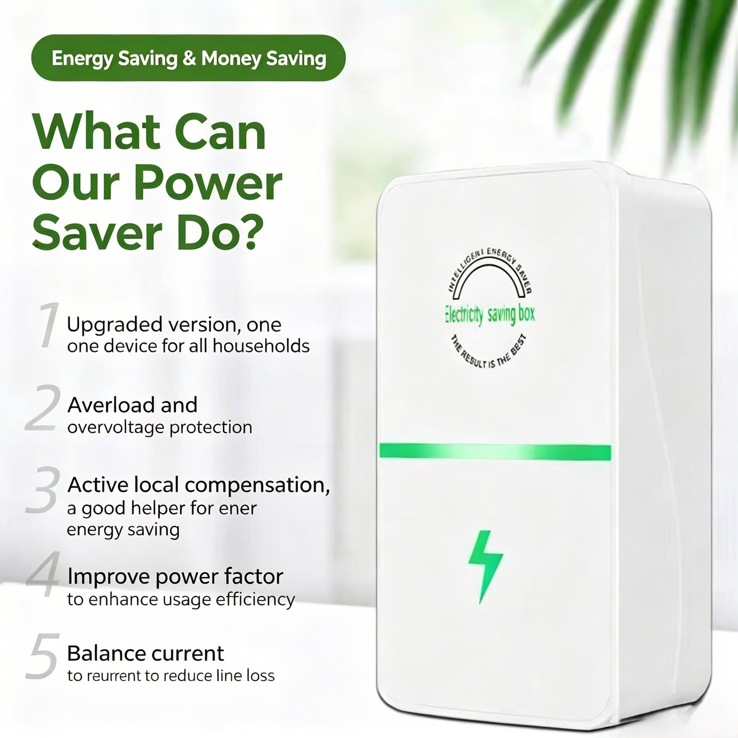 ⚡️💡 2026 Smart Home Energy Saver for Your House ⚡️💡 Real-Time Power Monitor & Circuit Breaker Box, Reduce Your Electricity Bill by 30%-50%. Easy Plug & Play Installation-TI