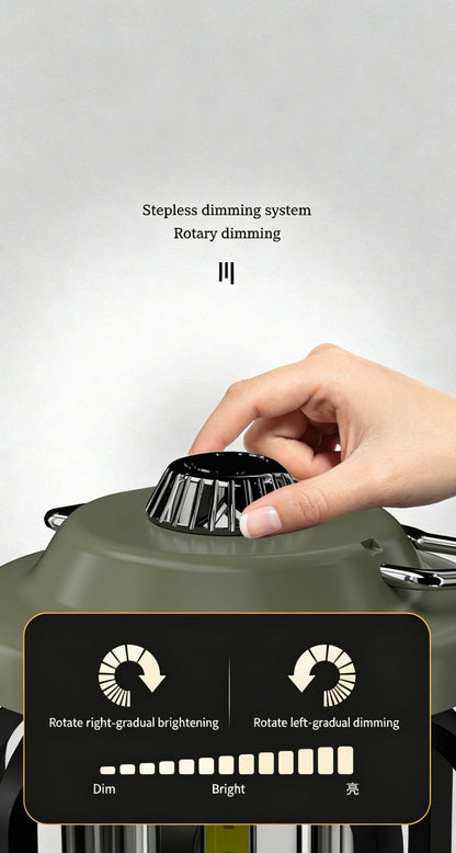 Outdoor Camping Lantern, Ambient Light, Durable, Rechargeable, Portable, Hanging, Suitable for Camping, Lamp-LIN
