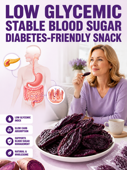 Healthy Low Fat Purple Sweet Potato Snack-TI