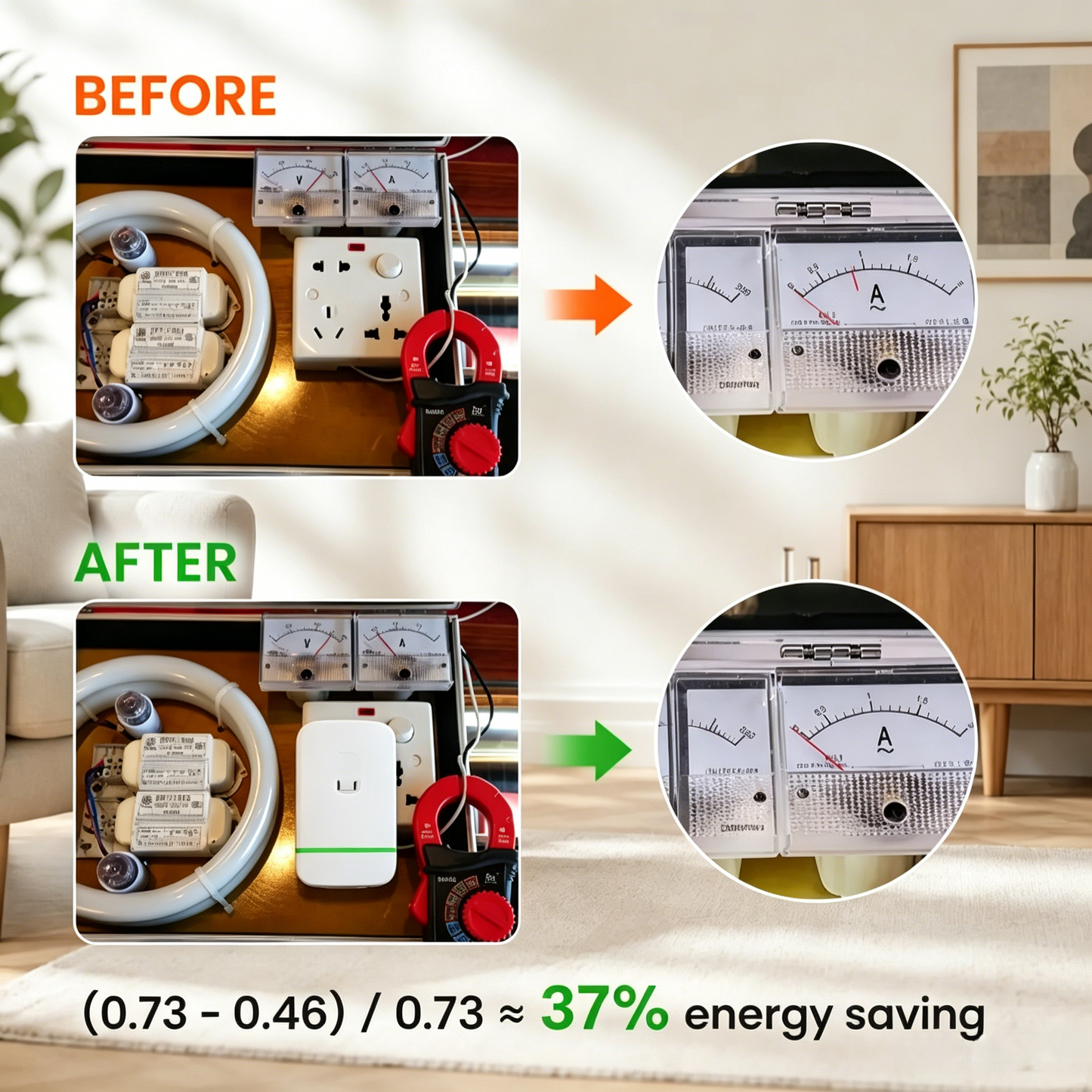 ⚡️💡 2026 Smart Home Energy Saver for Your House ⚡️💡 Real-Time Power Monitor & Circuit Breaker Box, Reduce Your Electricity Bill by 30%-50%. Easy Plug & Play Installation-TI