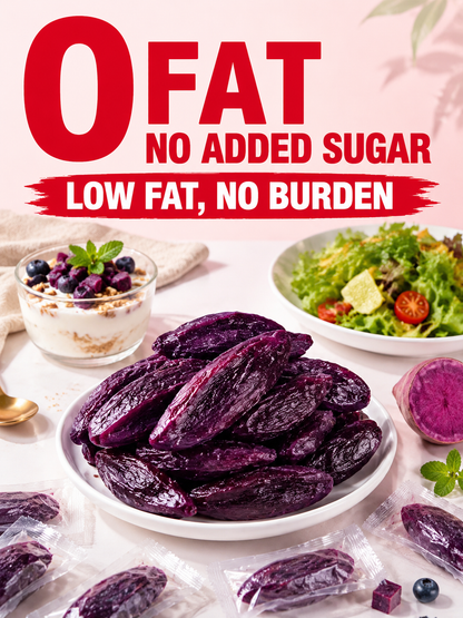 Healthy Low Fat Purple Sweet Potato Snack-TI