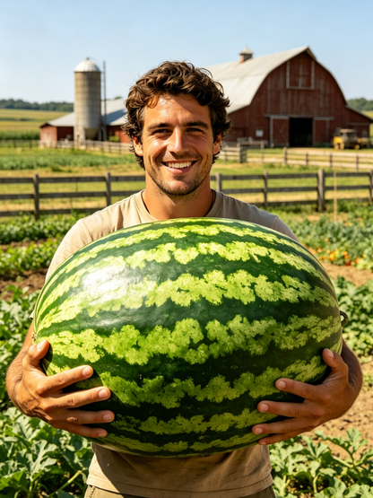 🍉Premium Watermelon Seeds🌿 - Grow Your Own Sweet Watermelons at Home | High Yield, Easy to Grow, and Fresh Harvest-LIN