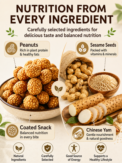 Sesame Coated Yam Peanuts. Original Flavor-TI