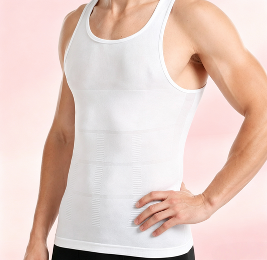 Zeriluna Men's Seamless Breathable Tank Tops, Stylish Sports Undershirts Base Layer