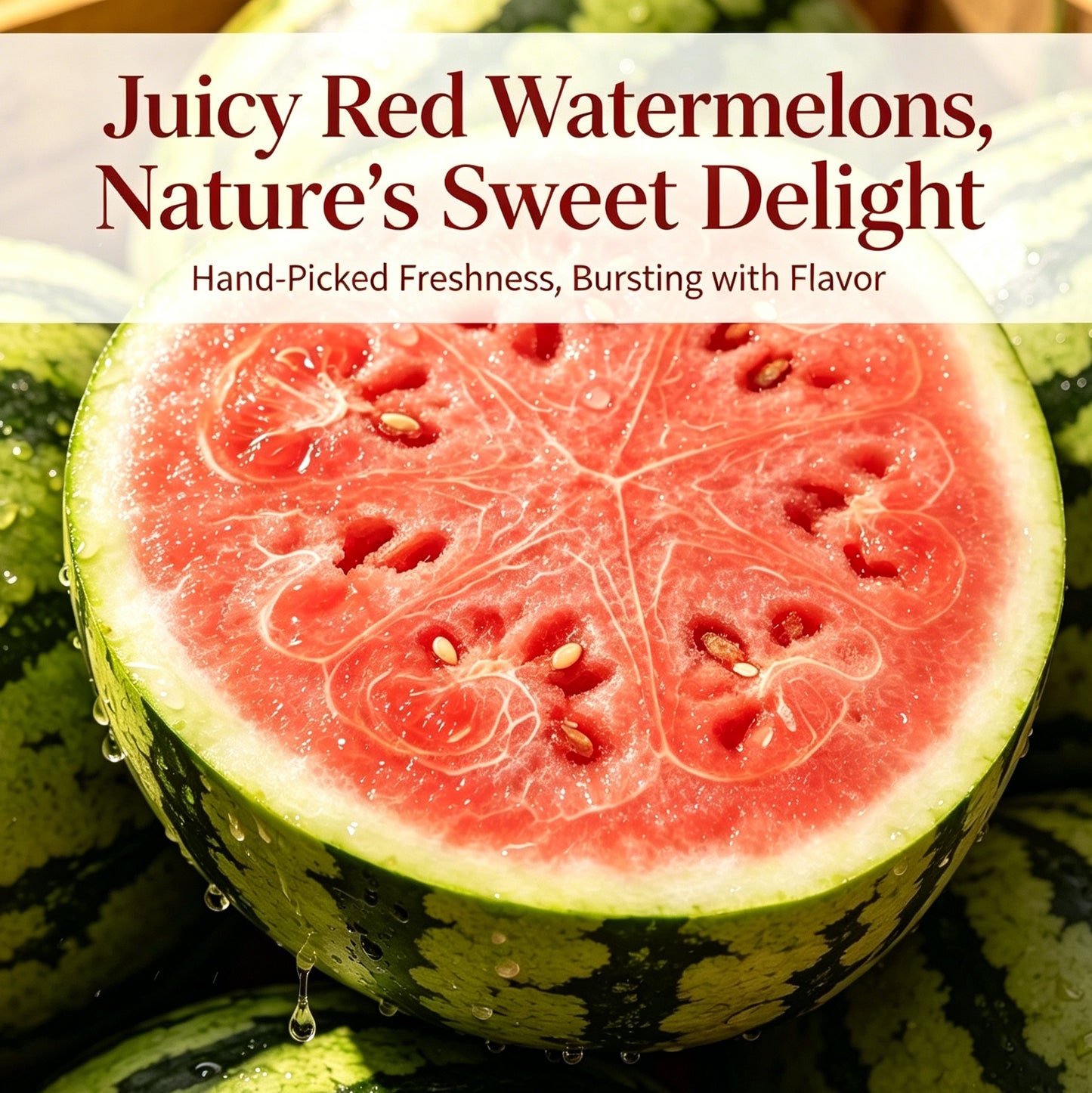 🍉Premium Watermelon Seeds🌿 - Grow Your Own Sweet Watermelons at Home | High Yield, Easy to Grow, and Fresh Harvest-LIN