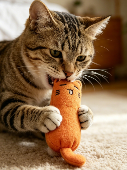 🐱 5-Pack Catnip Plush Cat Toys: The Ultimate Interactive Playtime Solution for Every Feline Friend!-LIN