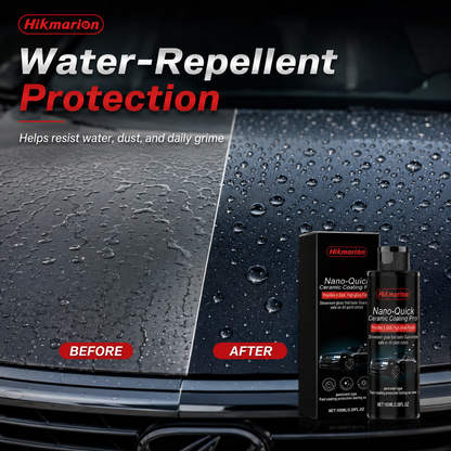 🚗Nano Ceramic Coating for Cars – Professional MAX 100ml Hydrophobic Paint Protector with Long-Lasting Gloss-TI