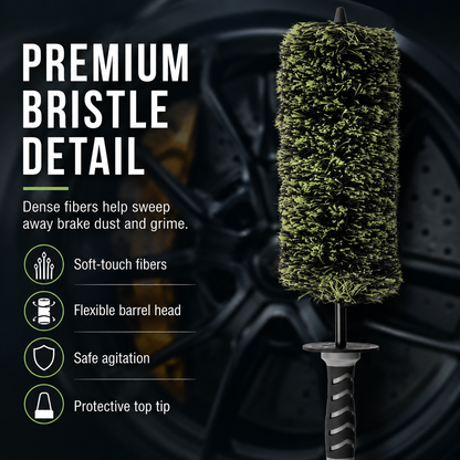 🚗Viking V+ Wheel Brushche🛞, Effective Tool for Wheel Deep Cleaning, 17 Inch Length,1 Pack-TI