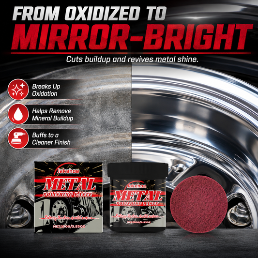 🚗Metal Professional Red Paste Pro Pads| Synthetic Pads for Aggressive Cutting & Metal Finishing-TI