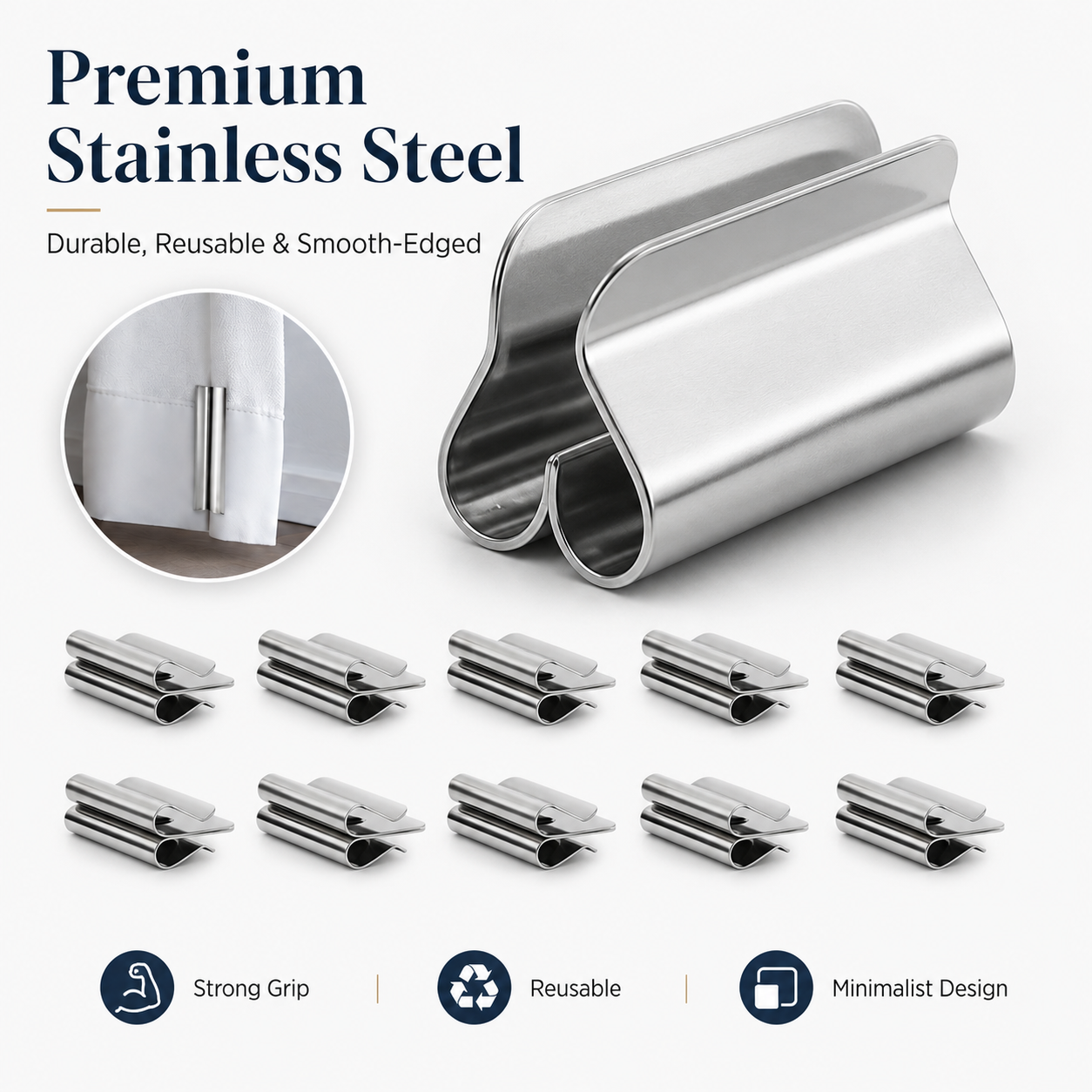 Curtain magnetic closure-TI