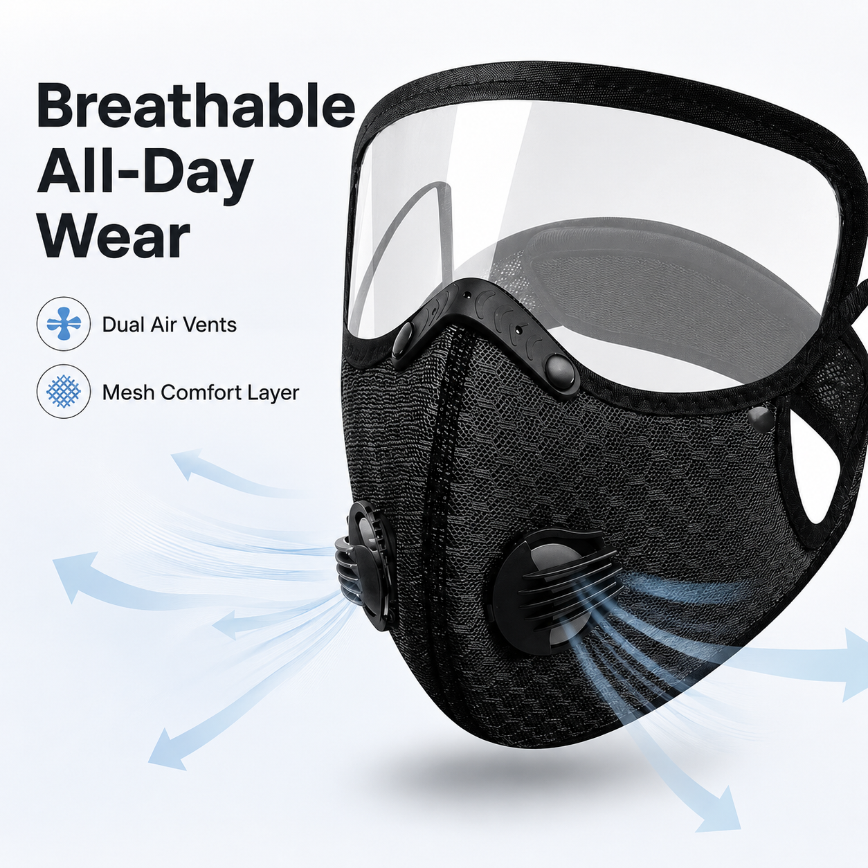 Riding protective mask-TI