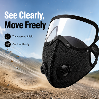 Riding protective mask-TI