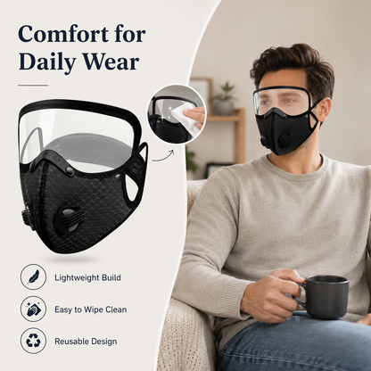 Riding protective mask-TI
