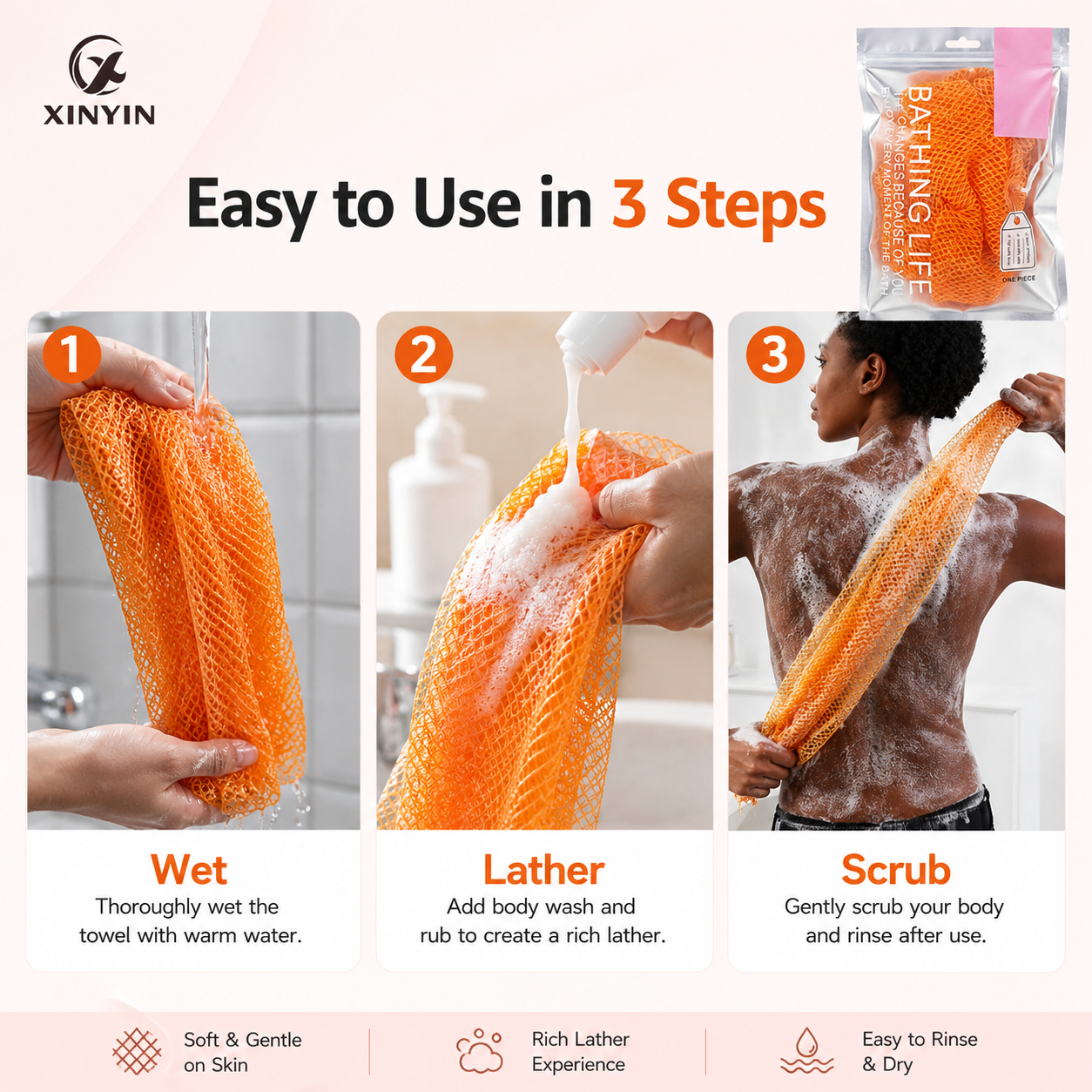 Sauna washcloth-TI