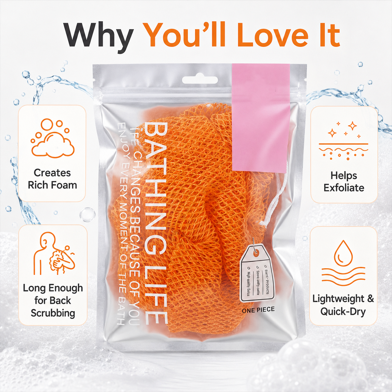 Sauna washcloth-TI