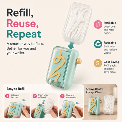 Press the toothpick storage box + 50 toothpicks-TI
