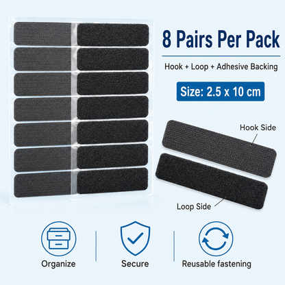 8 pairs Strong adhesive Velcro -TI