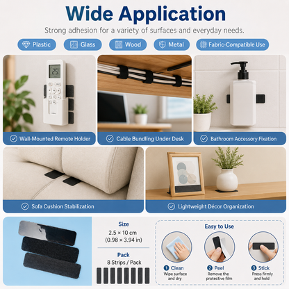 8 pairs Strong adhesive Velcro -TI