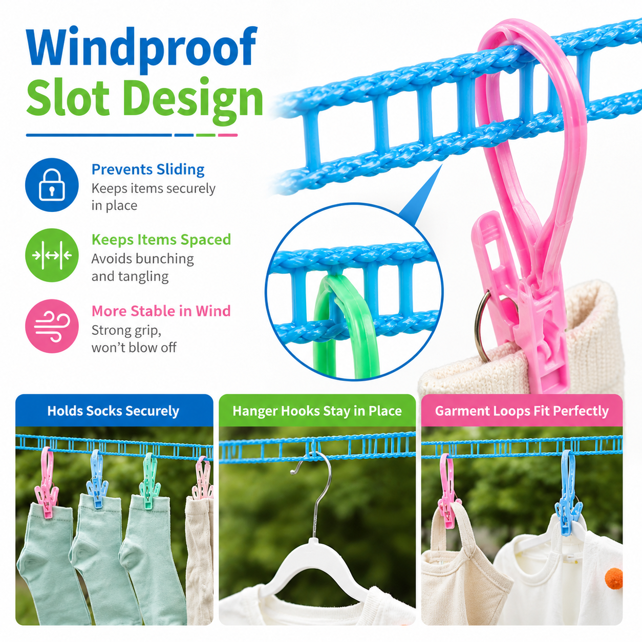 10M Extended clothes drying line-TI