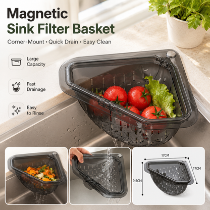 Magnetic water filter basket-TI