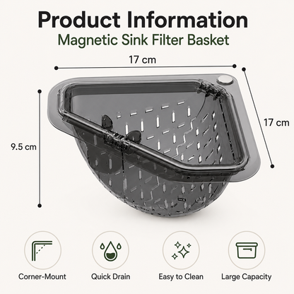 Magnetic water filter basket-TI
