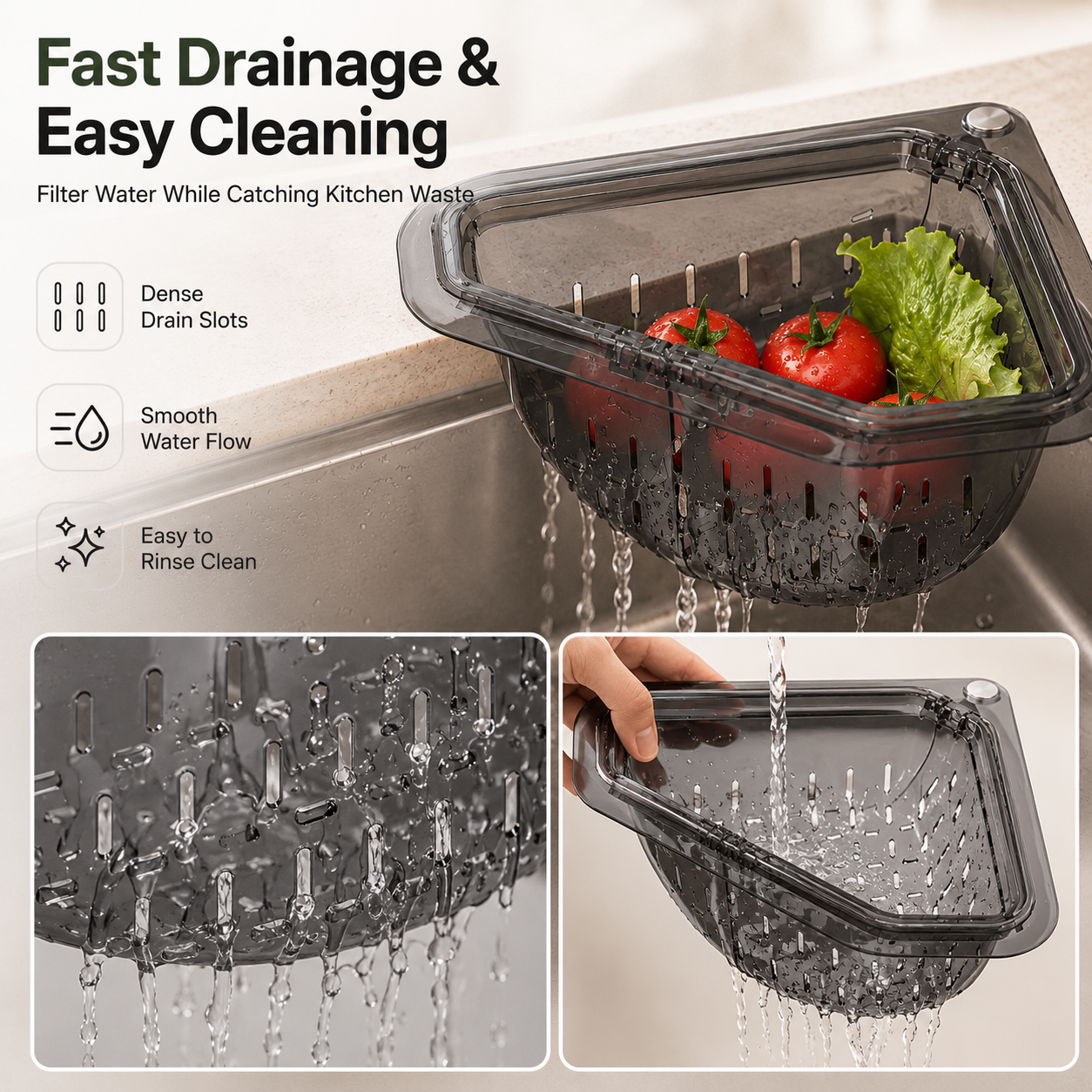 Magnetic water filter basket-TI