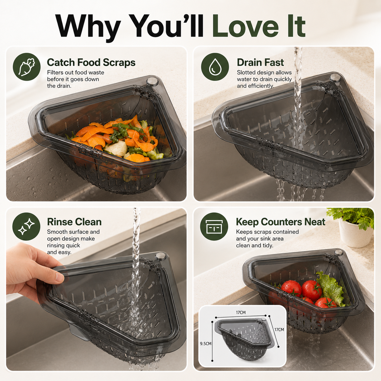 Magnetic water filter basket-TI