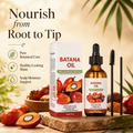 Batana Oil Hair & Scalp Nourishing Oil – 100% Pure Natural Hair Growth Support Oil with Precision Applicators