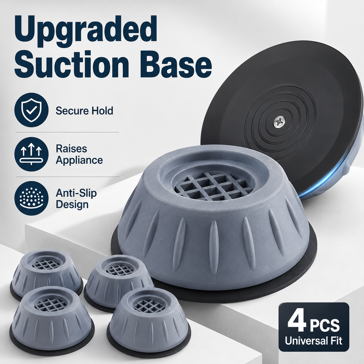 Universal foot pad for washing machine-TI