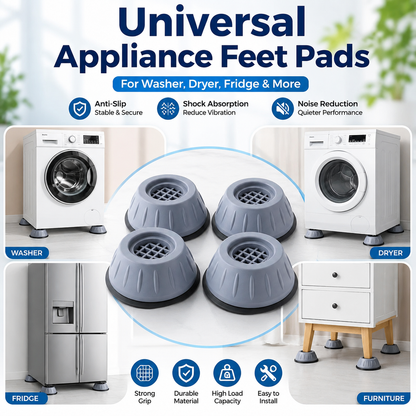 Universal foot pad for washing machine-TI