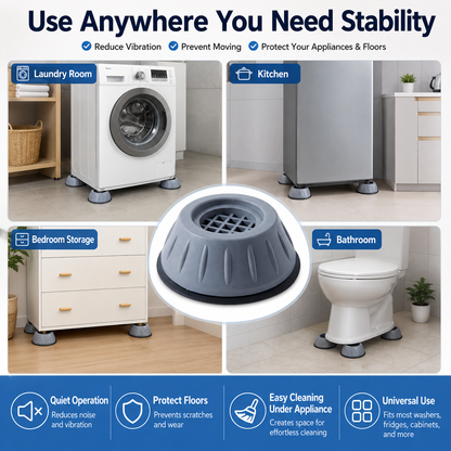 Universal foot pad for washing machine-TI