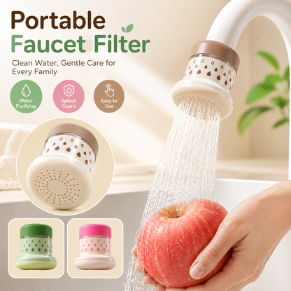 Mushroom-shaped faucet filter-TI