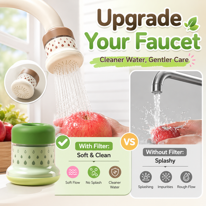Mushroom-shaped faucet filter-TI