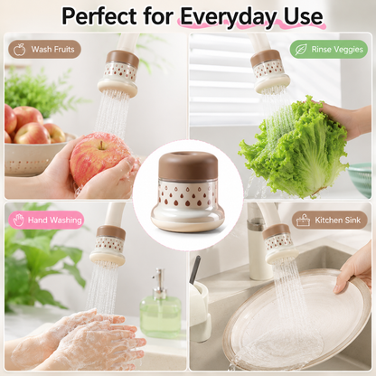Mushroom-shaped faucet filter-TI